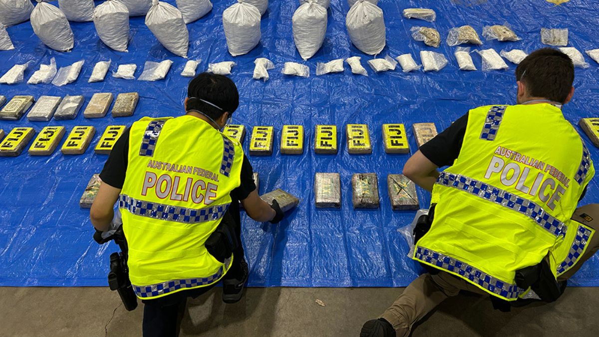 Australia’s largest drug bust nets 373kg shipment marked ‘Fiji’