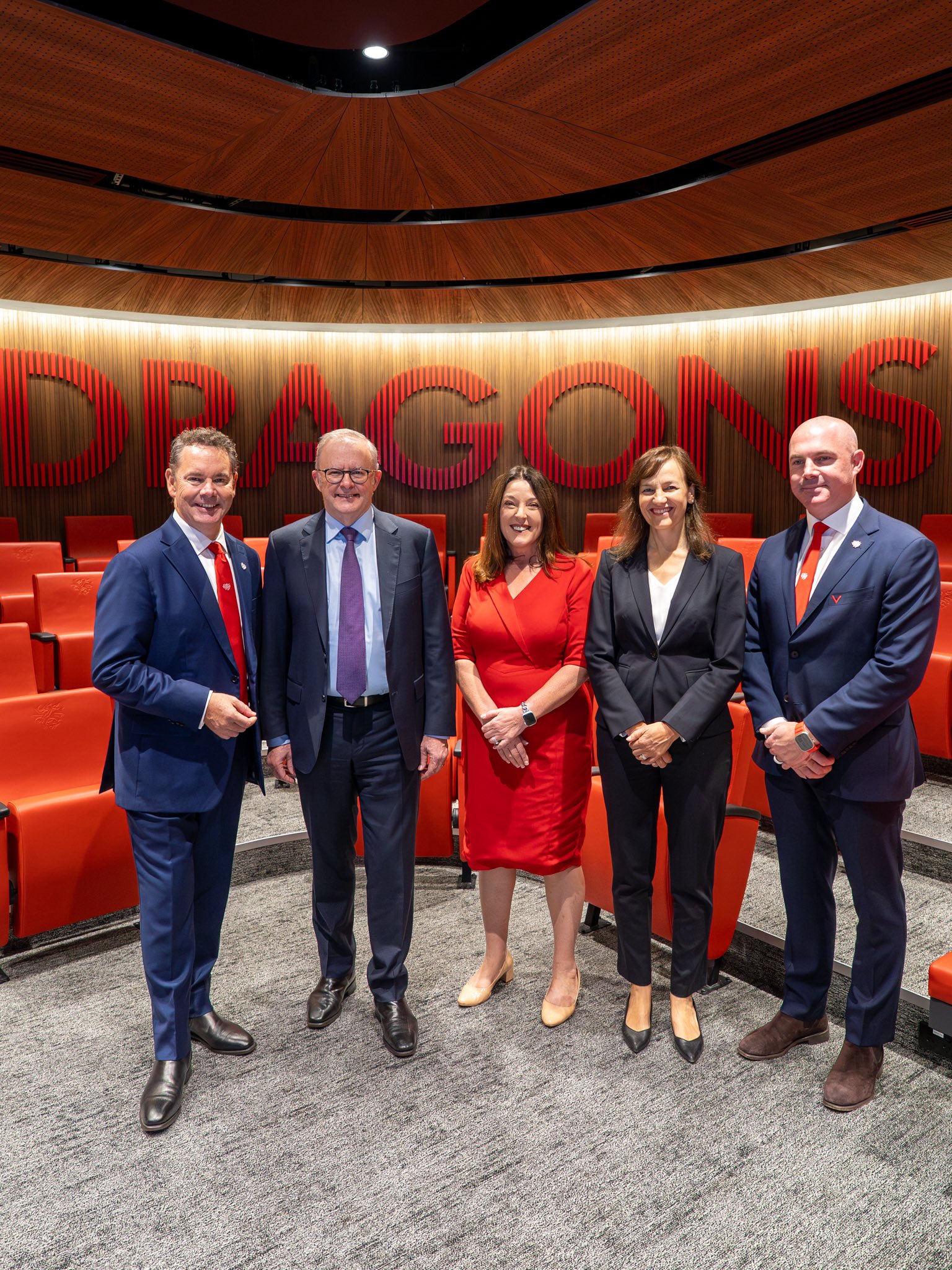 Prime Minister Anthony Albanese joined Sport Minister Anika Wells and local representatives at the University of Wollongong Innovation Campus
