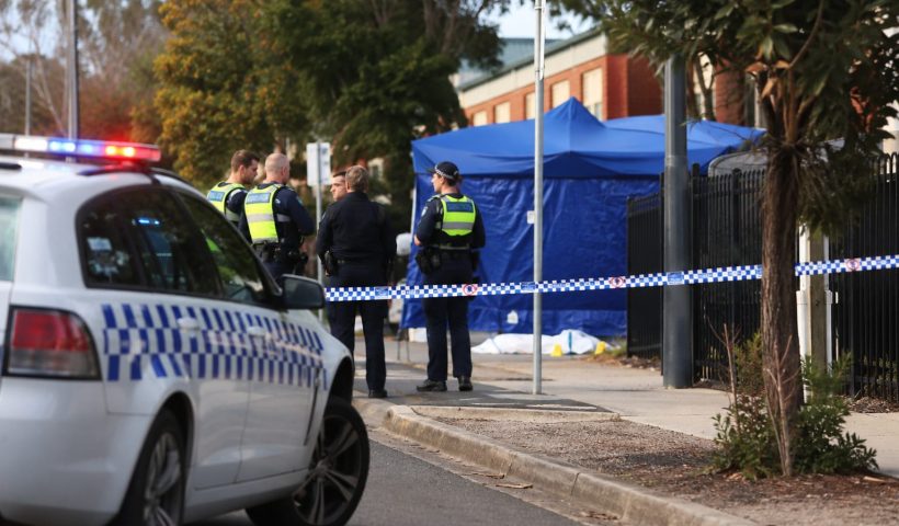 Man killed in alleged assault in front of schoolchildren in Melbourne south-east