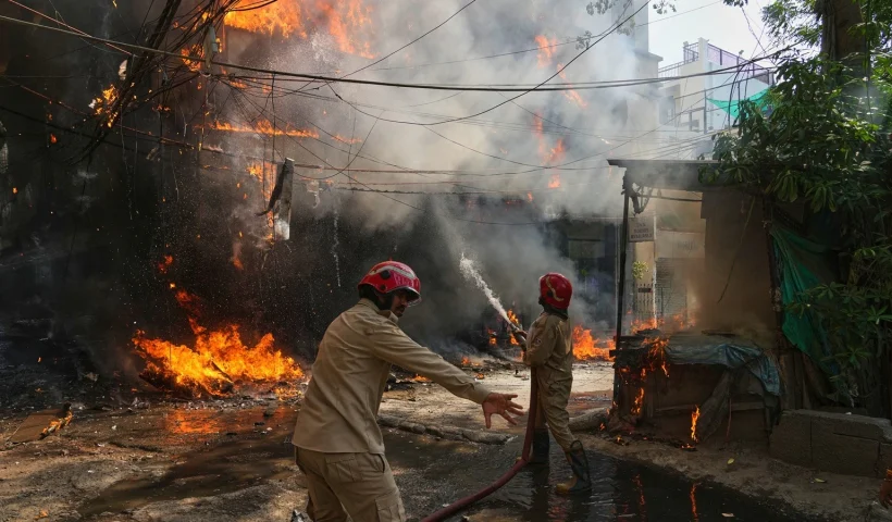 21 Dead including 11 foreign nationals in South Delhi hotel fire; owner on the run